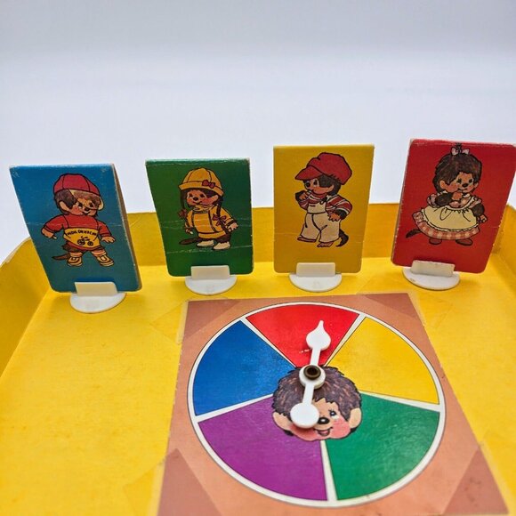 Monchhichi Board Game 1974 At The Fair Parker Brothers Vintage Complete Read - Picture 4 of 16